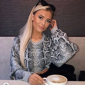 Snake Skin Crop Top!